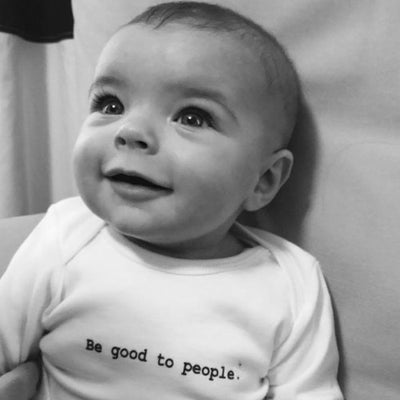 Be Good to People Classic Long Sleeve Onesie
