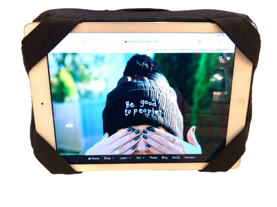 Be Good to People Classic Tablet Stand Travel Pillow