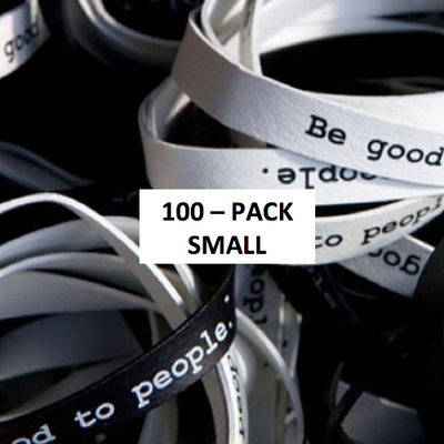 Be Good to People Classic Printed Rubber Bands