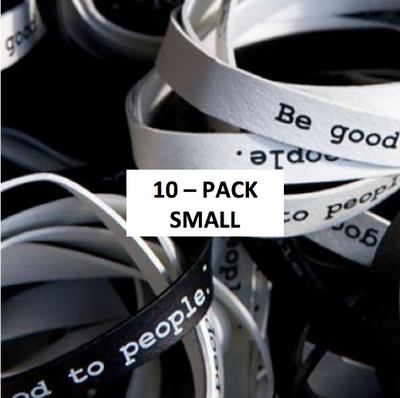 Be Good to People Classic Printed Rubber Bands