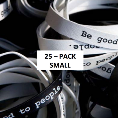 Be Good to People Classic Printed Rubber Bands