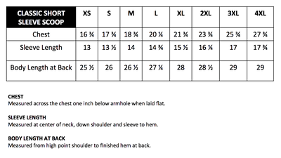 Classic Short Sleeve Scoop (Women)