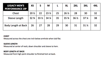 Legacy Men's Performance Zip