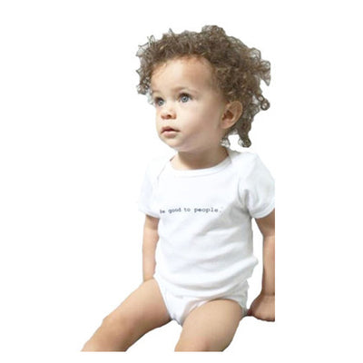 Be Good to People Classic Short Sleeve Onesie