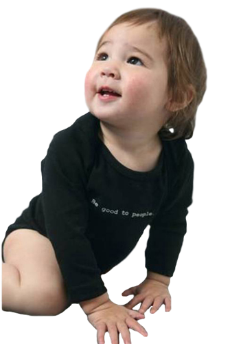 Be Good to People Classic Long Sleeve Onesie