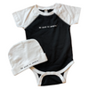 Classic Baby Baseball Onesie Set