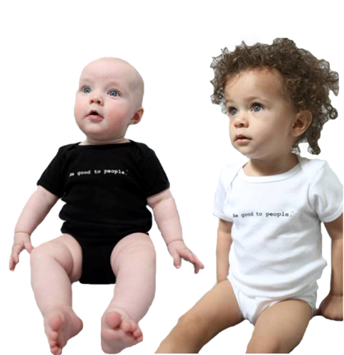Be Good to People Classic Short Sleeve Onesie
