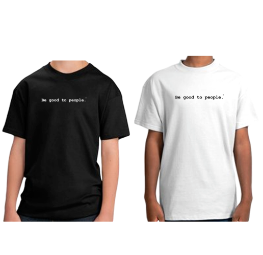 Be Good to People Classic Youth Short Sleeve Tee