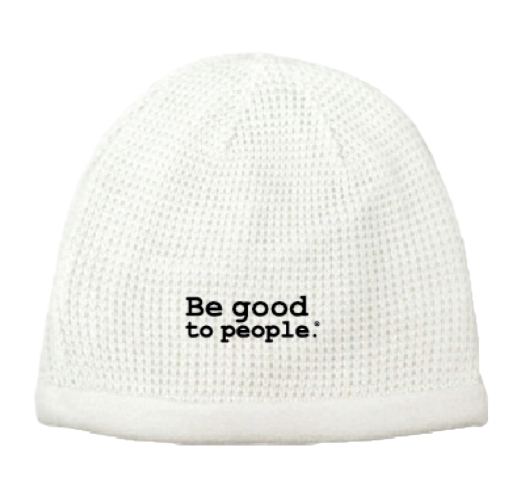 Be Good to People Collection Reversible Beanie