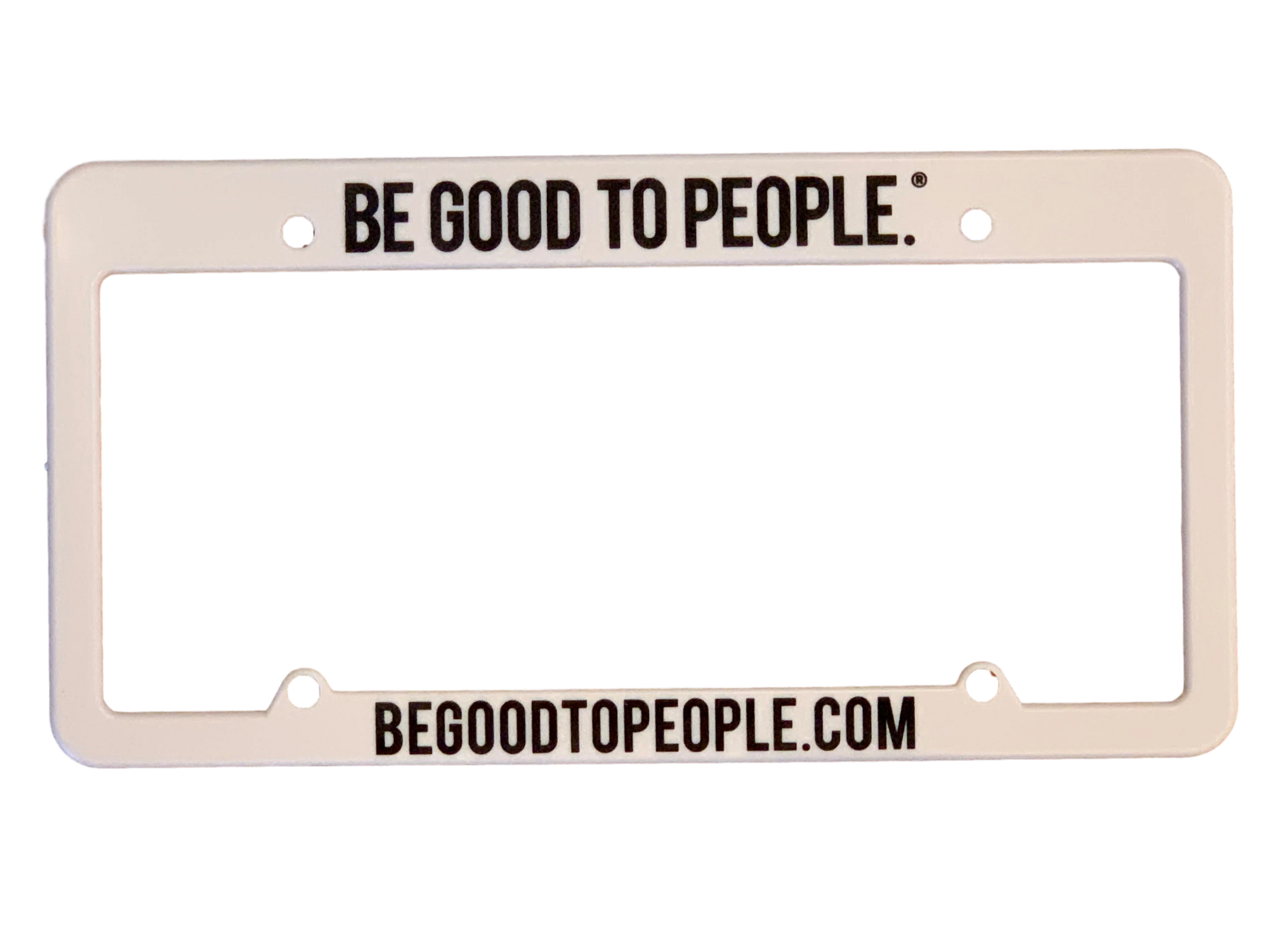 Legacy License Plate Frame - Be Good To People