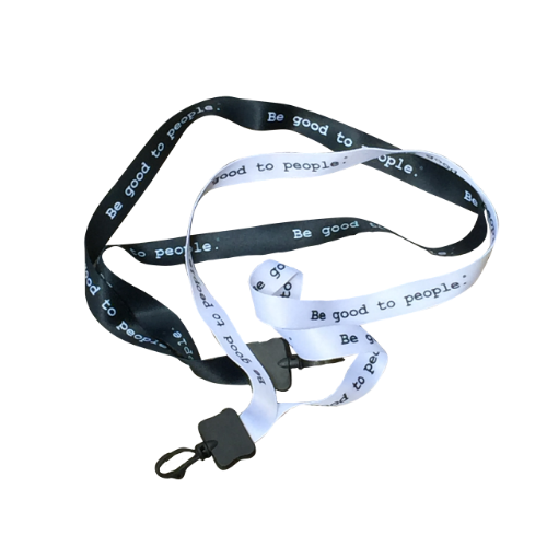 Be Good to People Classic Lanyard