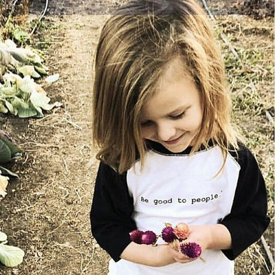 Be Good to People Classic Baseball Tee Youth