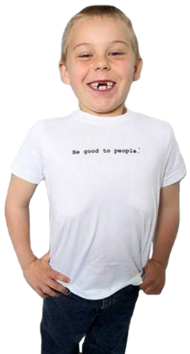Be good to People Classic Youth Short Sleeve Tee