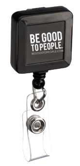 Legacy Retractable Badge Holder - Be Good To People