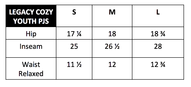 Legacy Cozy Youth PJ's