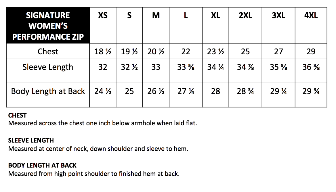 Signature Women's Performance Zip