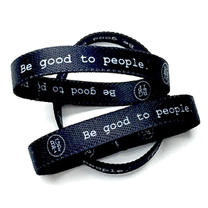 Be Good to People Collection Woven Stretch Bands